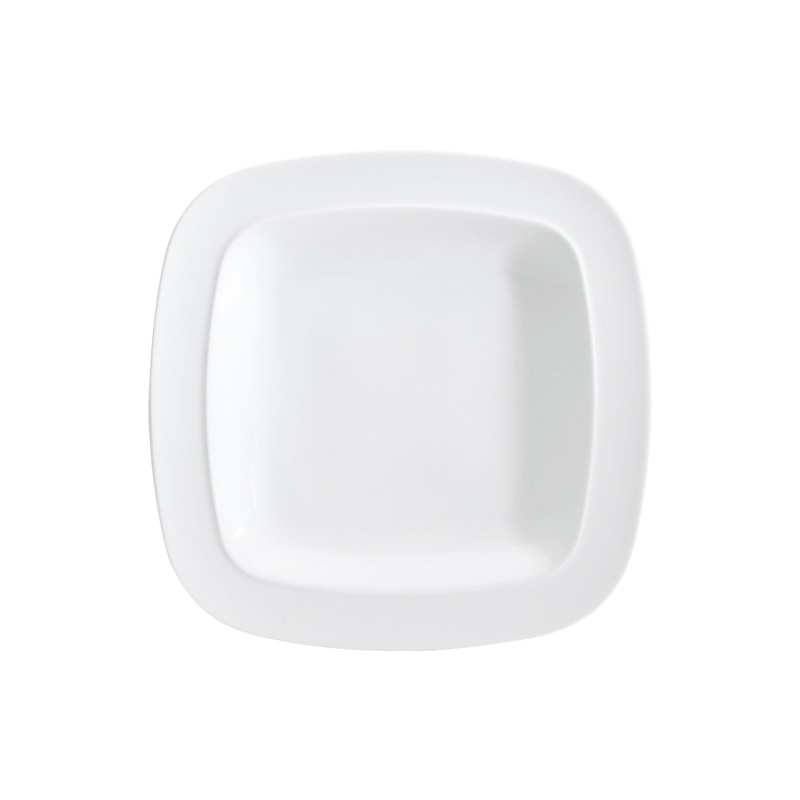 Product photograph of White Squares Small Plate from Denby Retail Ltd